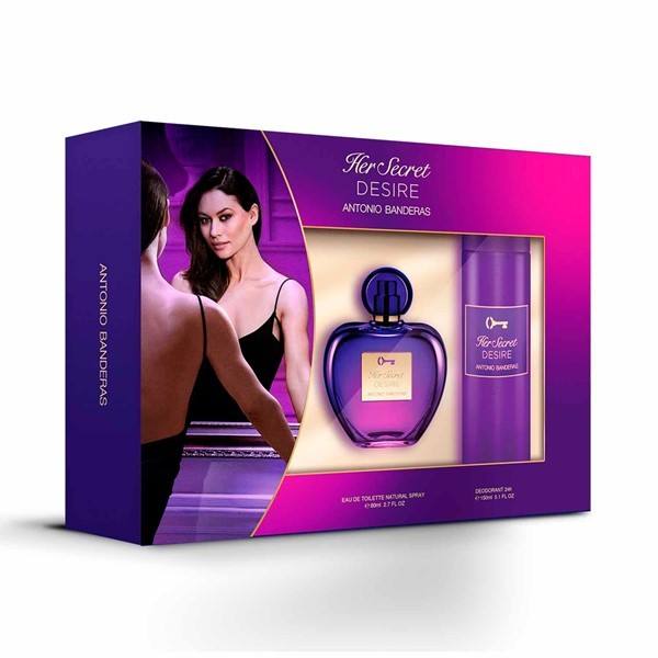 OFERTA Banderas Her Secret Desire Cofre Edt Presentación 80 ml #1