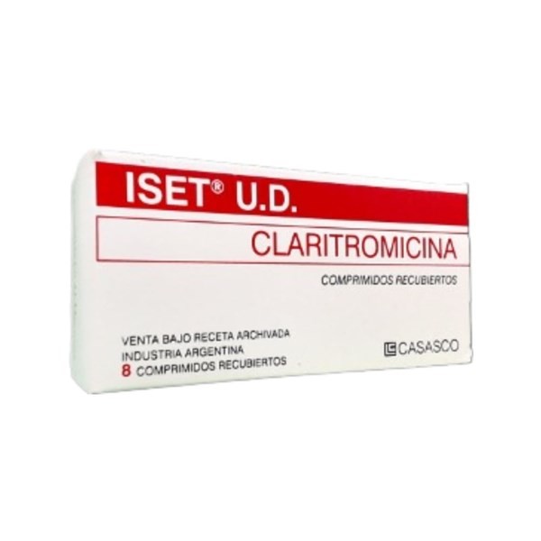 Casasco Iset U.D. Claritomicina 500 Mg x 8 Comp #1