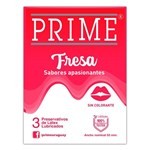 Preservativos PRIME Frutilla | 3 Unidades #1