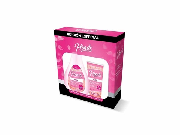 Crema Corporal HINDS Rosa 250ml + Crema para Manos Hinds 90m #1