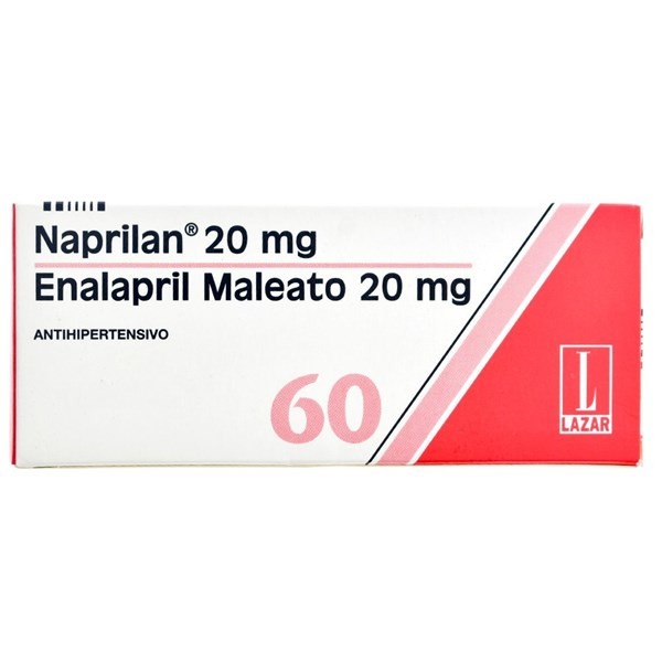 Naprilan 20 Mg | 60 Comprimidos | enalapril #1