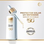 Protector Solar L'oréal Paris Uv Defender Sérum Invisible Fps 50+ 30 ml #2