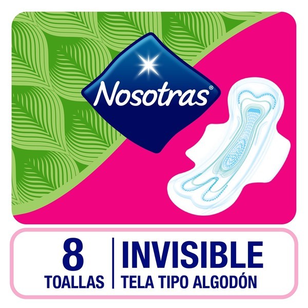 Toallas Femeninas Invisible (8 Unidades)