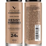 Base de Maquillaje Vogue Resist Tono Bases Bronce #4