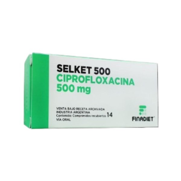 Finadiet Selket 500 500 Mg Ciprofloxacina x 14 Comp #1