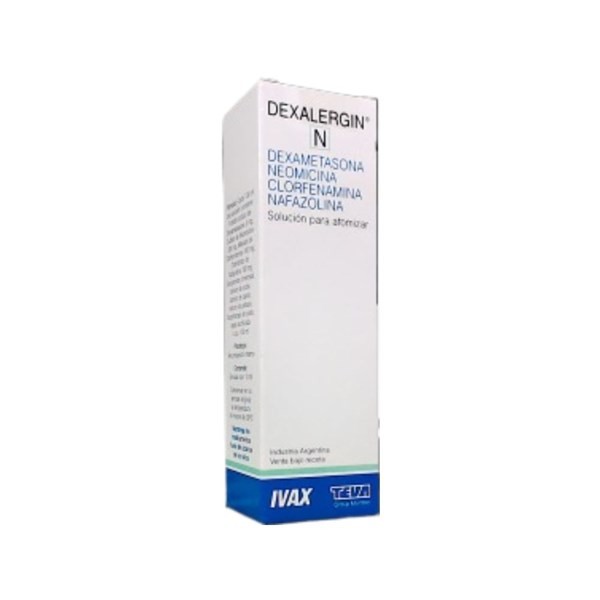 Teva Dexalergin Dexametasona + Neomicina + Asoc Solución P / Atomizar C / Válvula x 10 ml #1
