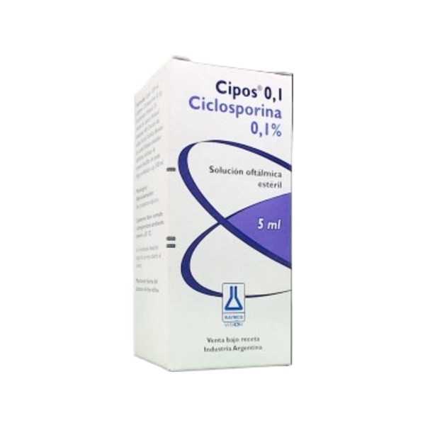 Max Vision Cipos Ciclosporina 0.1 Solución Oftálmica x 5 ml #1
