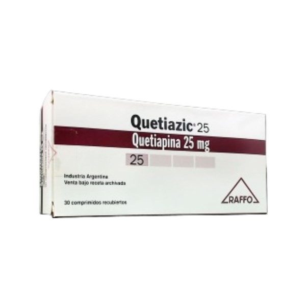 Raffo Quetiazic Quetiapina 25 Mg x 30 Comp #1
