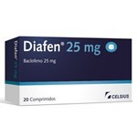 Diafen 25 mg | 20 comprimidos | Baclofeno #1
