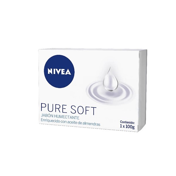 Nivea Jabón Pure Soft  Box Para Todo Tipo de Piel 1 100 grs alt