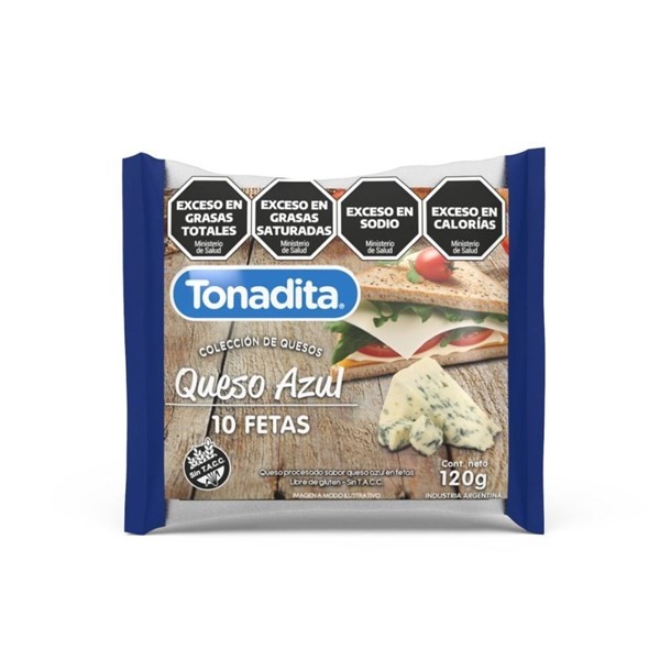Queso Azul Fetas Tonadita 120 gr #1