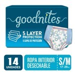 Pañales Goodnites Talle M X 14 Un | M #1