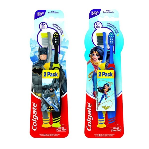 Colgate Cepillo Dental Smiles Liga de La Justicia 6+ Años alt