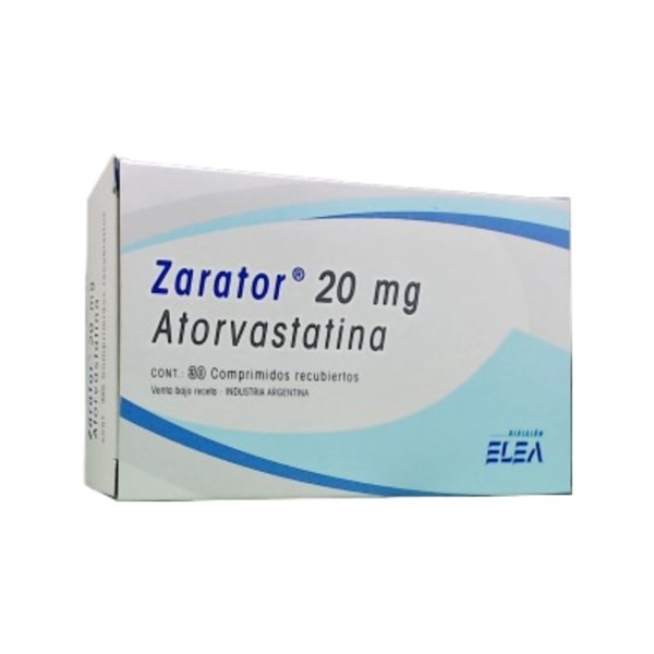Elea Zarator Atorvastatin 20 Mg x 30 Comp #1