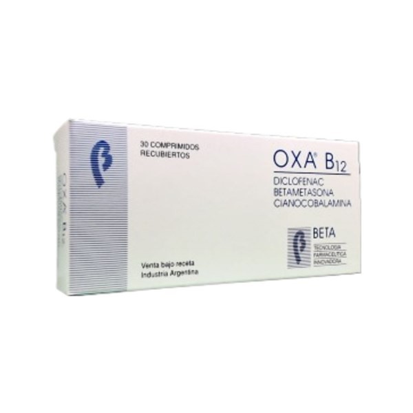Beta Oxa B12 x 30 Comp Recubiertos #1