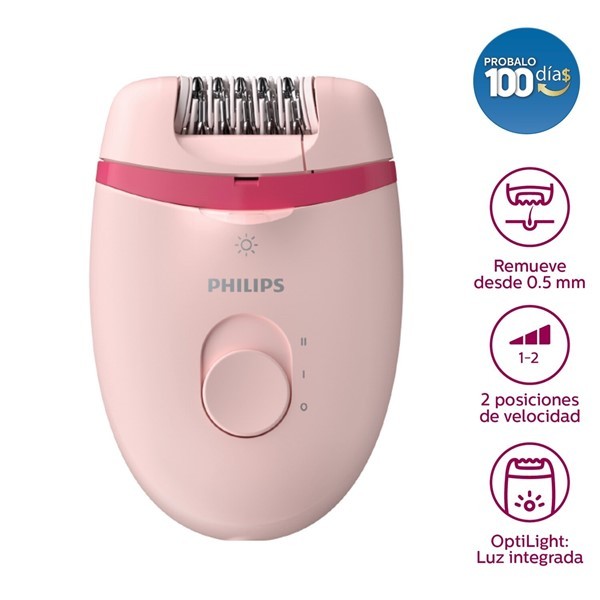 Philips Depiladora Electrica Satinelle Essential Opti Light Y Accesorios alt