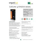 Cúrcuma Pimienta Negra Organikal Depura Desinflama 60Cap #3