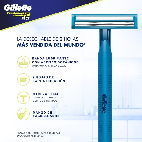 Prestobarba Gillette Ultragrip x 5 Un alt