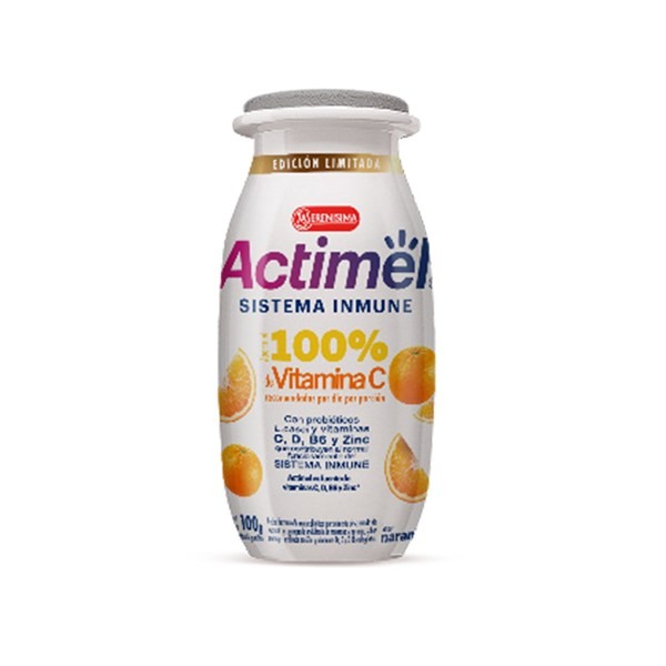Leche Fermentada Actimel de Naranja 100 ml #1