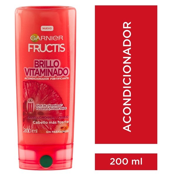 Fructis Acondicionador Brillo Vitaminado 200 ml #1