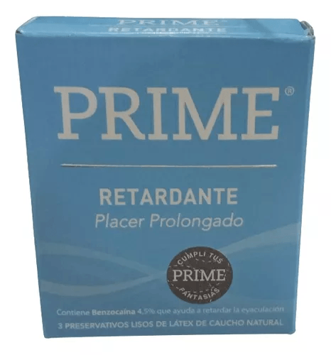 Prime Preservativos  Retardante  24 Cajas x 3 Unidades C/U Variedad Retardante alt