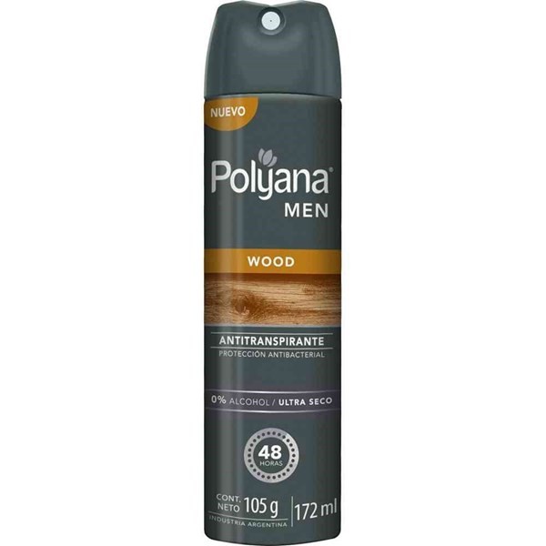 Desodorante Masculino Polyana Wood Tone 172 ml