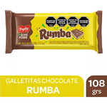 Rumba Galletitas Sabor Chocolate Rellenas 108 g #1