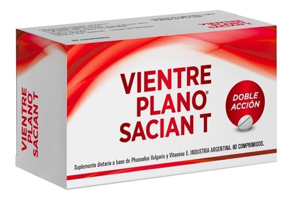 Vientre Plano Sacian T Doble Acción Bloquea Hidratos 60 comp Unico #1