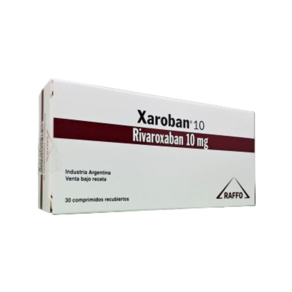 Adium Xaroban Rivaroxabán 10 Mg x 30 Comp Recubiertos #1