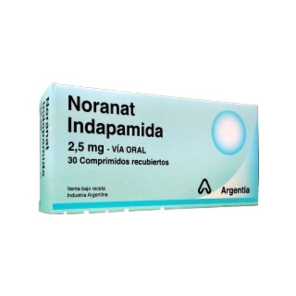 Siegfried Noranat Indapamida 2,5Mg x 60 Comp Recubiertos #1