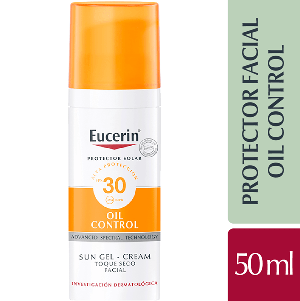 Eucerin Protector Solar Oil Control Sun Gel Toque Seco Fps30 Piel Grasa 50 ml #1