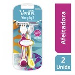 Gillette Máquina Para Afeitar Descartable Venus Simply3 (2 Unidades) #5