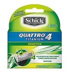 Schick Quattro 4 titanium Sensitive Repuesto de Afeitar 4U #1