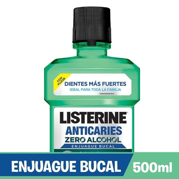 Listerine Enjuague Bucal Zero Anticaries 500 ml alt