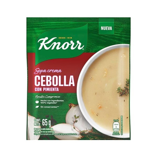 Sopa Crema Knorr Cebolla 65 xgr #1