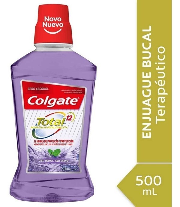 Colgate Enjuague Bucal Total 12 Antisarro 500 ml #1