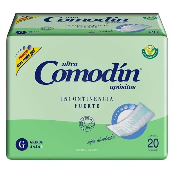 Comodin Apósitos Incontinencia Fuerte (20 Unidades) #1