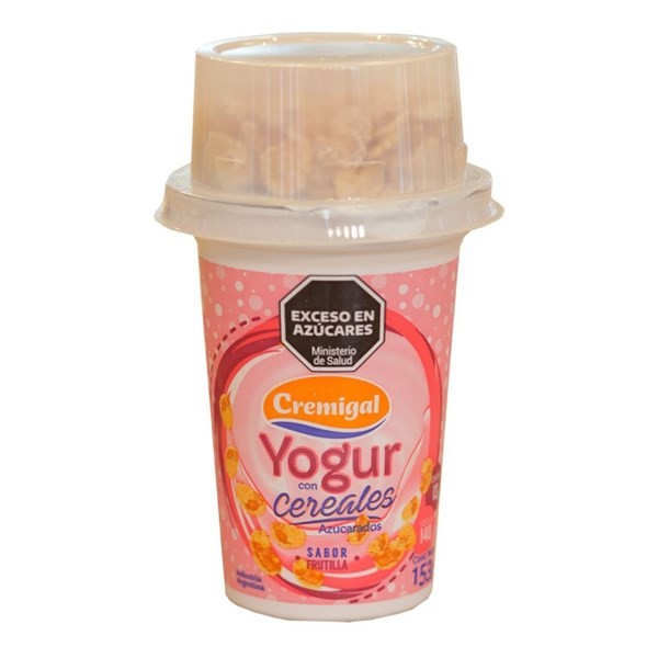 Yogur Cremigal Sabor Frutilla Con Cereales 153 g #1