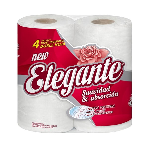 Genérico Papel Higiénico Elegante Doble Hoja  4X 20 mt. #1