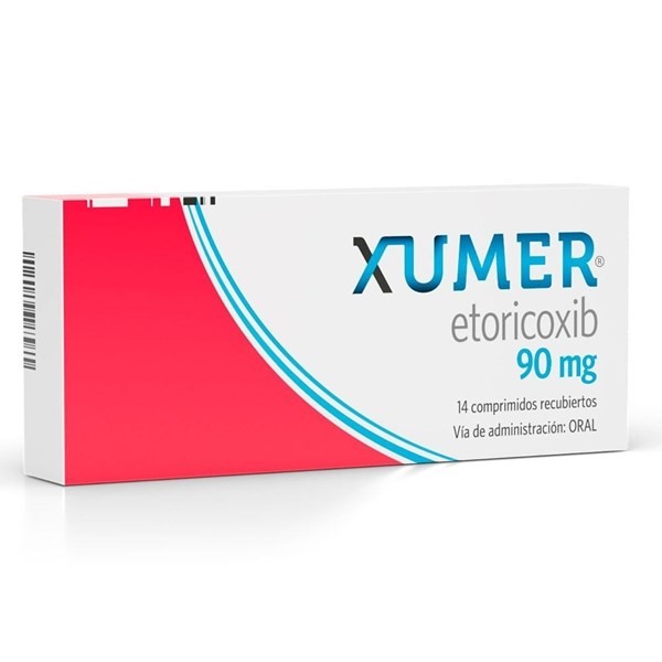 Xumer 90 mg | 14 Comprimidos | Etoricoxib #1