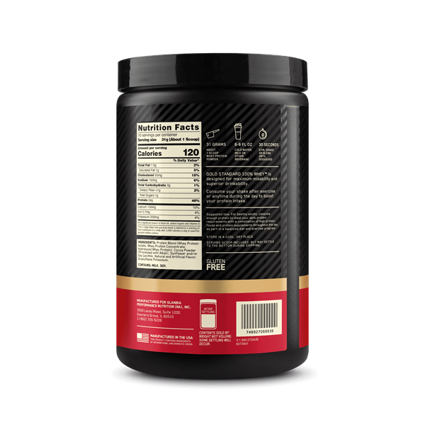 On Proteína Optimum Nutrition Gold Standard 310 g Sabor Chocolate alt