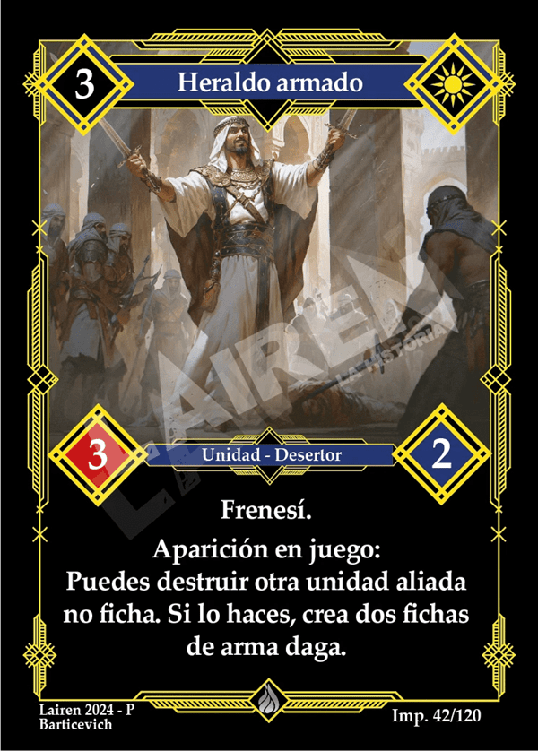 042 Heraldo Armado - Coste 3