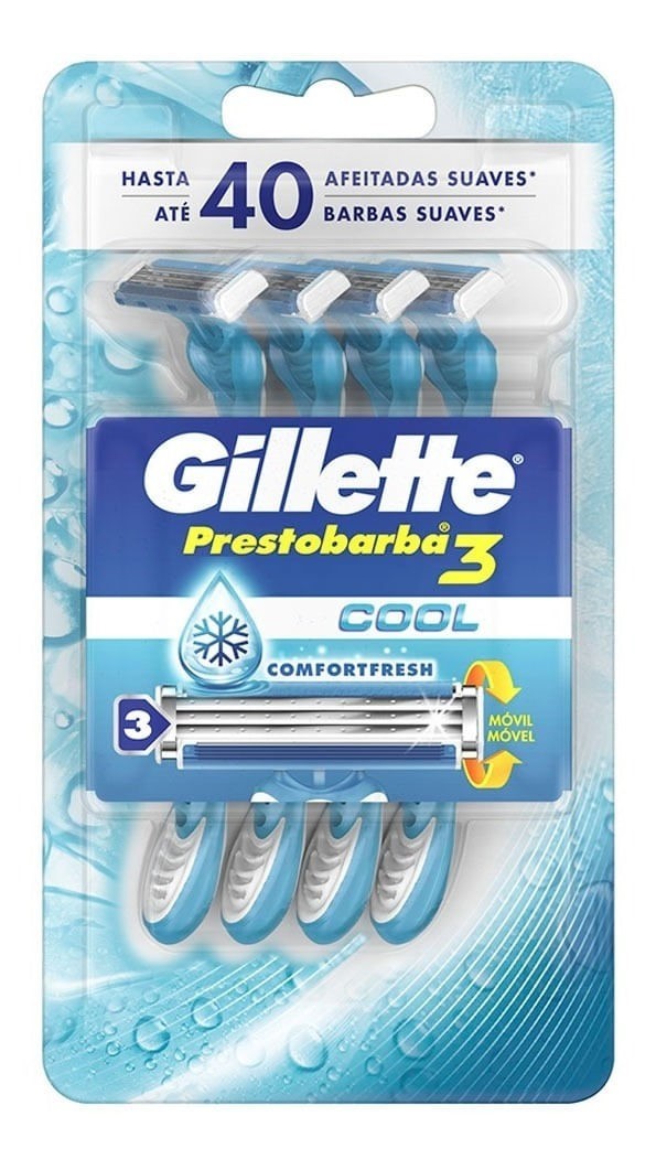 Gillette Prestobarba 3 Ice (4 Unidades) #1