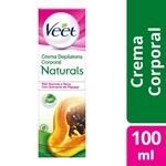 Crema Depilatoria Veet Corporal Naturals Pure Papaya x 100 ml #1