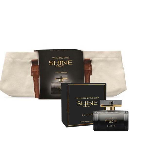 Wellington Polo Club Shine Black Elixir Edp + Tote Bag Wellington Capacidad 100 ml #1