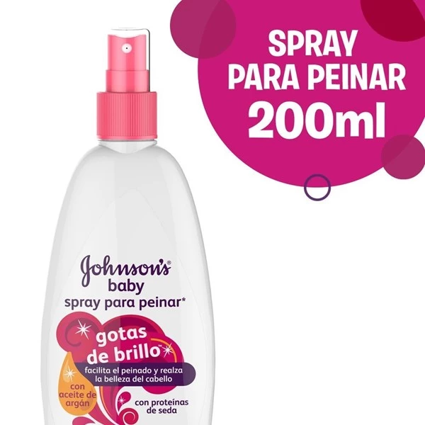 Johnsons Baby Spray Gotas de Brillo 200 ml