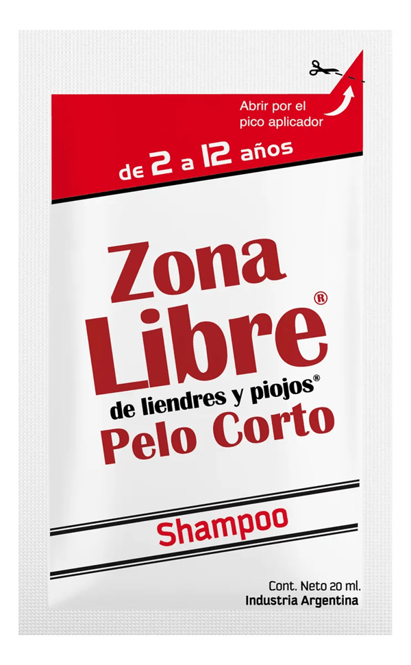 Zona Libre Loción Pelo Corto Liendres Y Piojos 30 ml alt