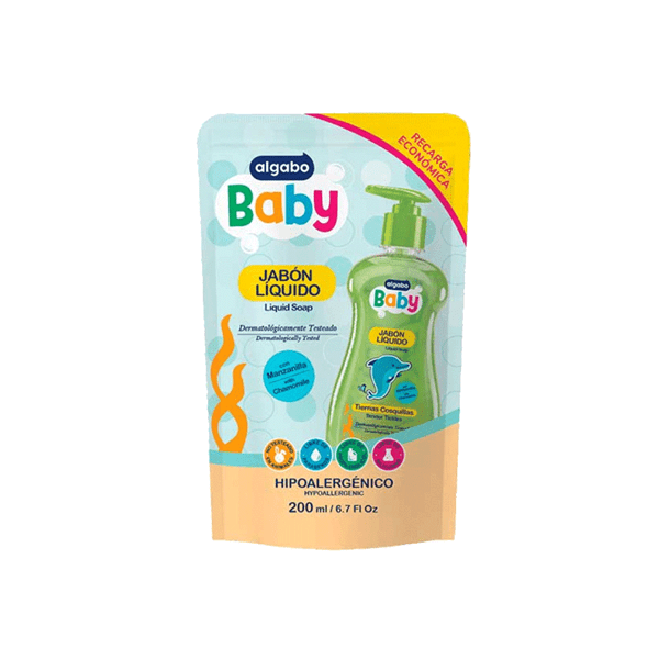 Jabón Líquido Algabo Baby Doy Pack x 200 ml #1