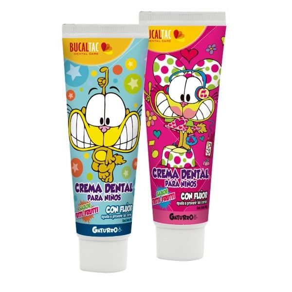 Bucal Tac Crema Dental Niños Gaturro 90 gr alt