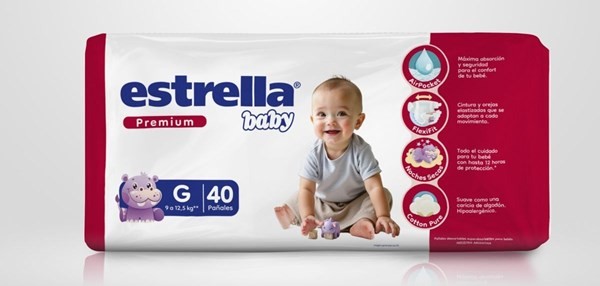 Estrella Pañales Baby Premium | Talle G - 40 unidades #1